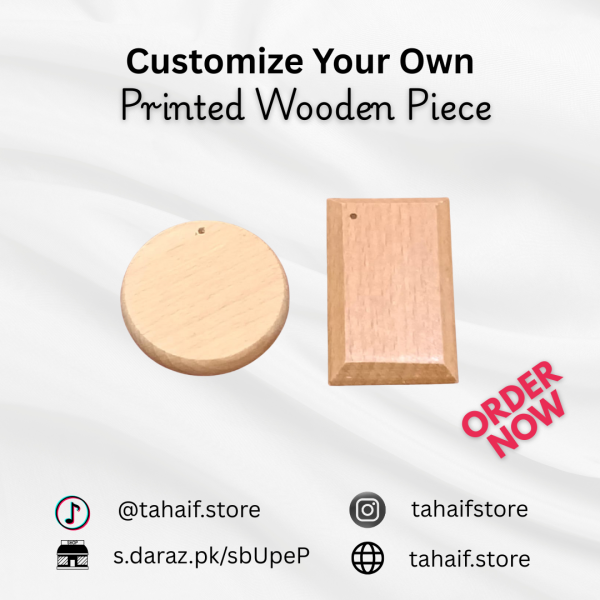 custom wooden keychain