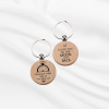 custom wooden keychain