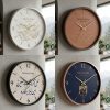 Custom black wall clock with Abbottabad KPK map and Tahaif store branding
