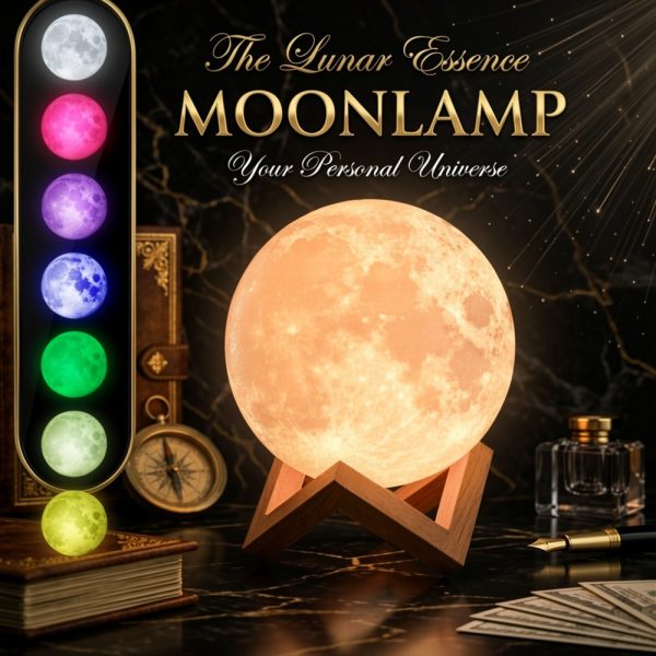 Mind-glowing 3D Moon Lamp