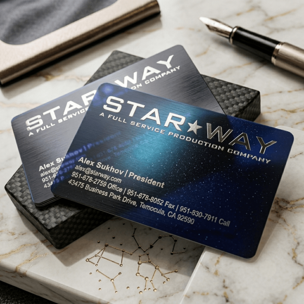 Frosted Translucent Plastic 500 Micron Visiting Card