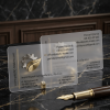 Frosted Translucent Plastic 300 Micron Visiting Card