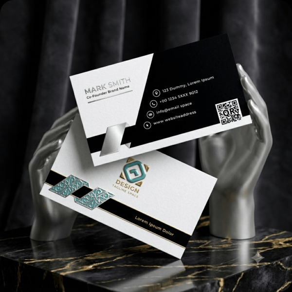Opaque Matte Synthetic 500 Micron Visiting Card