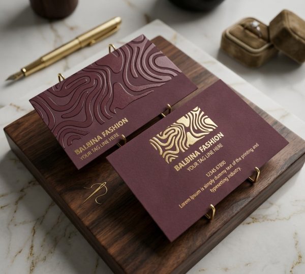 Double-Sided Spot UV Visiting Card