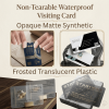 Non-Tearable Waterproof Visiting Cards