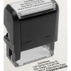 rectangular self-inking business stamp