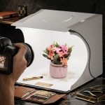 Portable LED Studio with 6 Color Backdrops