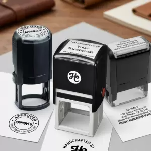 self-inking business stamps