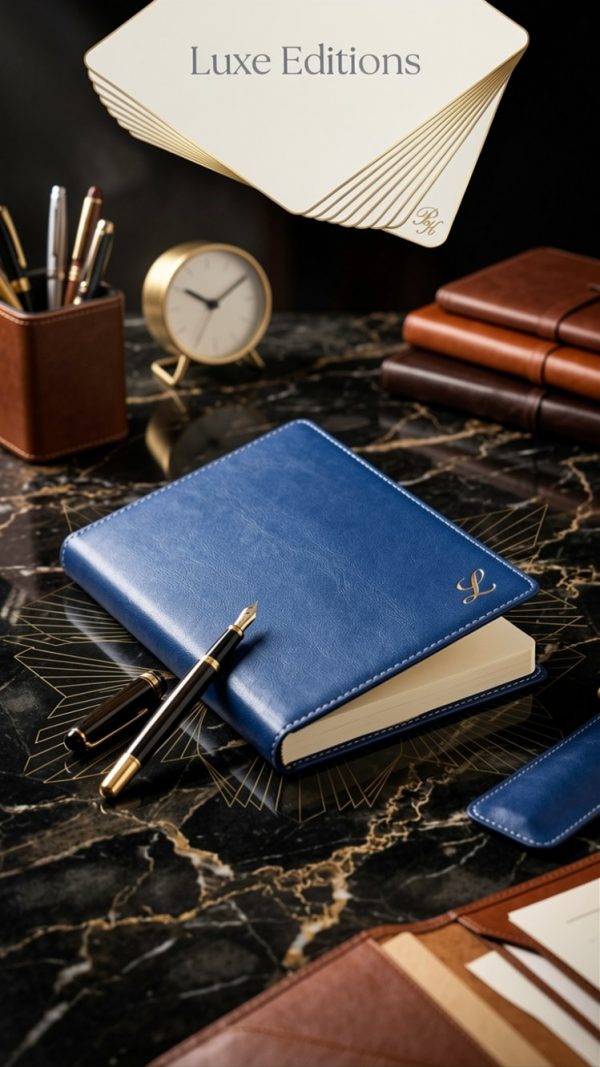 Premium Leatherette Corporate Diary – A5 Executive Notebook