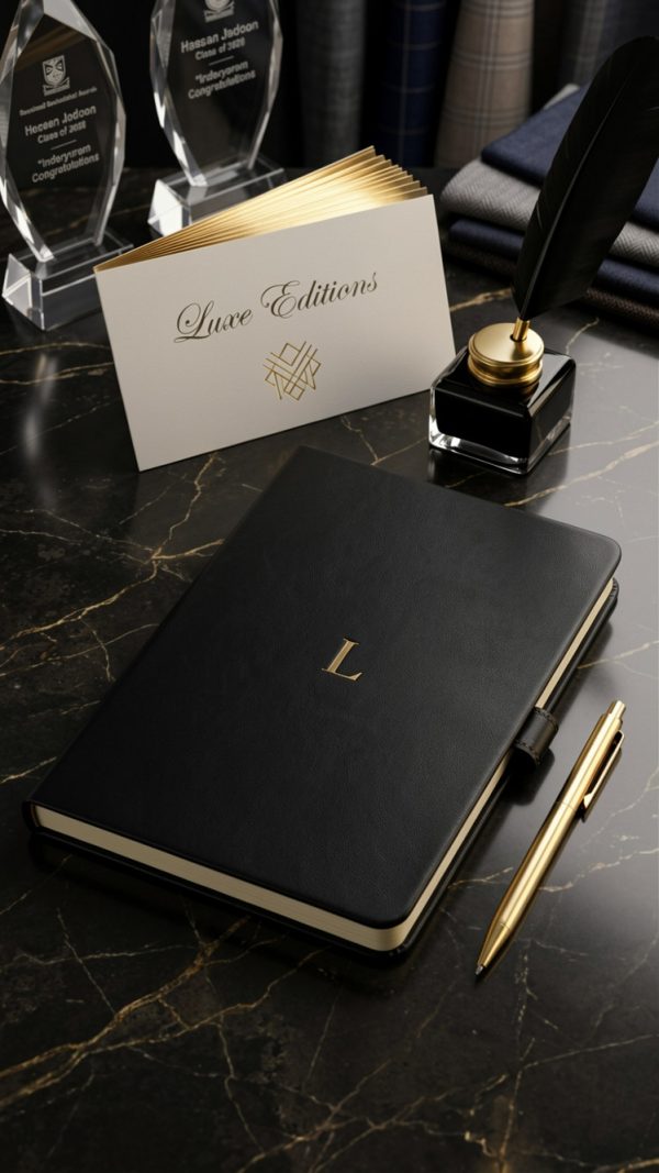 Premium Leatherette Corporate Diary – A5 Executive Notebook